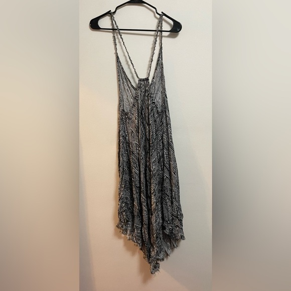 Free People - Intimates - Women’s Black/White Distressed Printed Dress - Size S - Picture 3 of 6